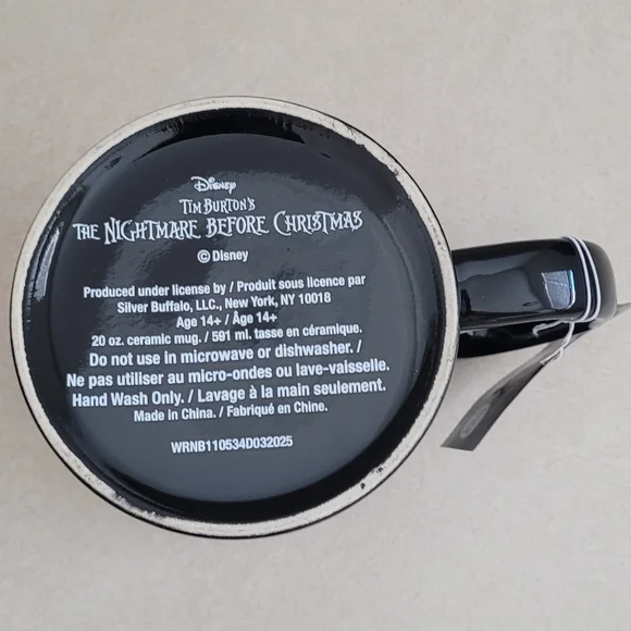 Disney Jack Skellington 20 oz Glow In The Dark Mug! - Picture 7 of 11